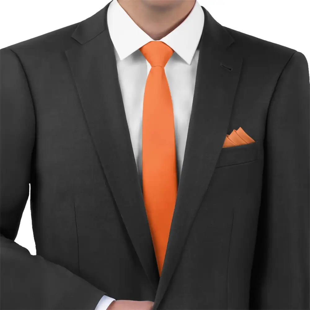 Distinctive Solid Design Necktie
