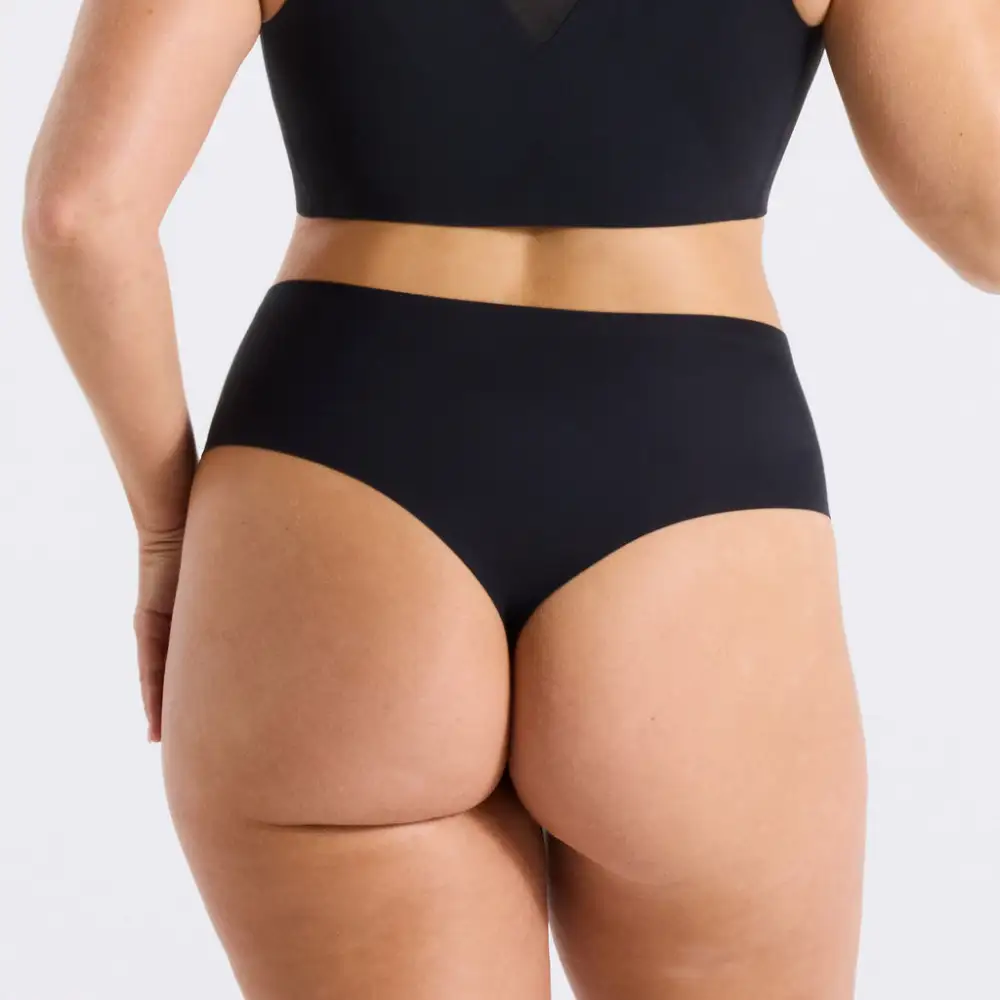 Mesh High Waisted Thong