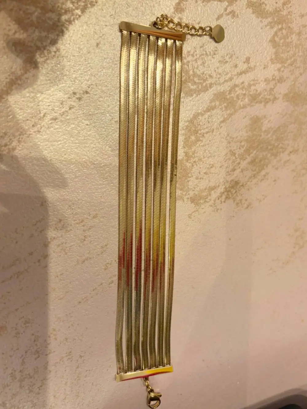Seven Strand Steel Bracelet