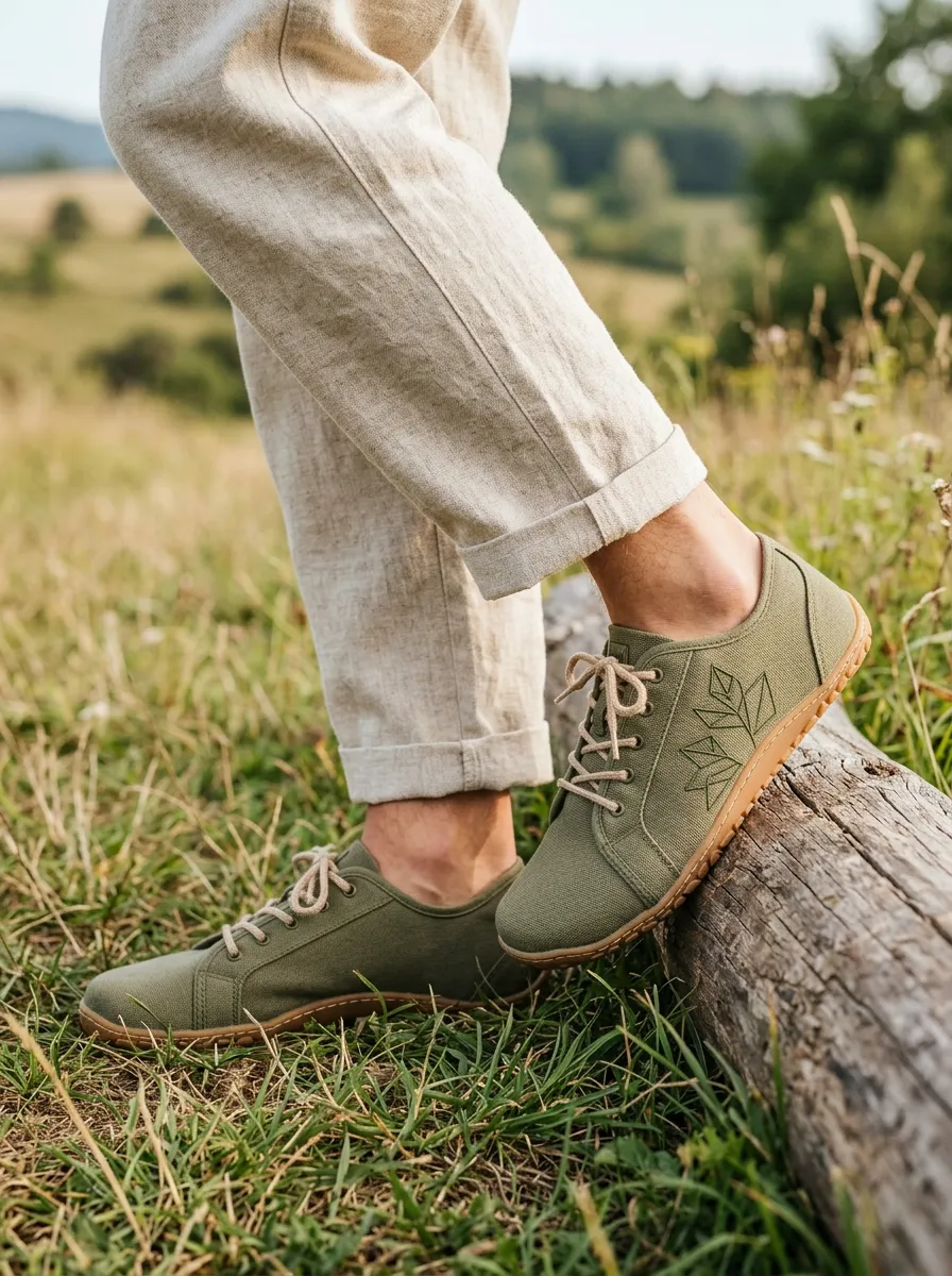 Cozy Leaf Graphic Look Unisex Barefoot Shoes