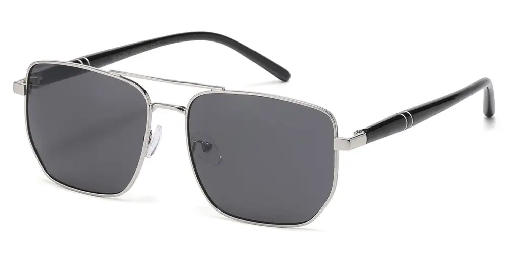 Contemporary Men's Rectangle Sunglasses