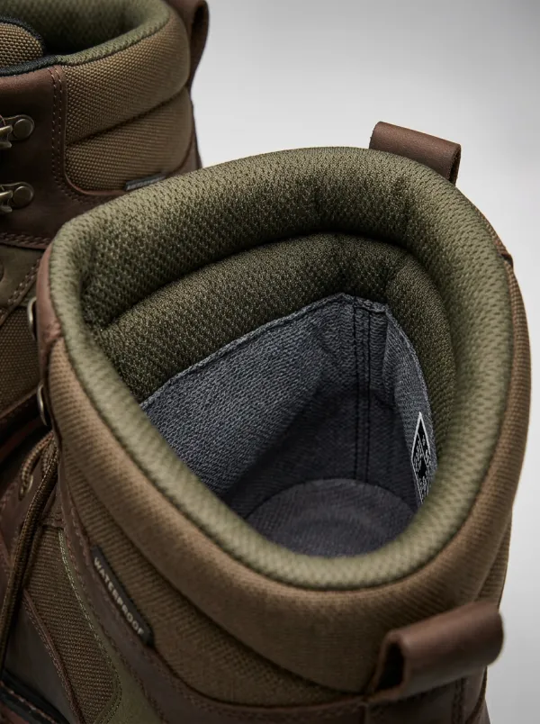 Practical Leather-Look Workwear Men's Waterproof Work Boots