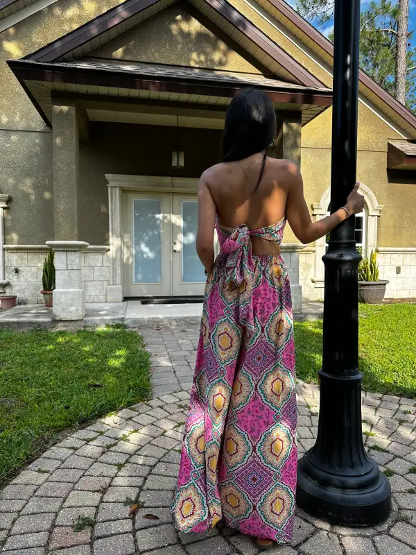 Lena Wide Leg Jumpsuit