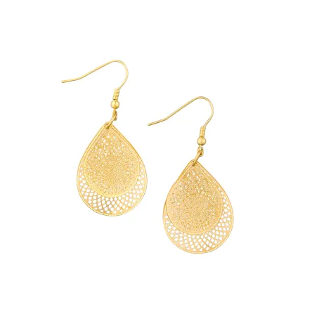 Tear Drop Web Earrings