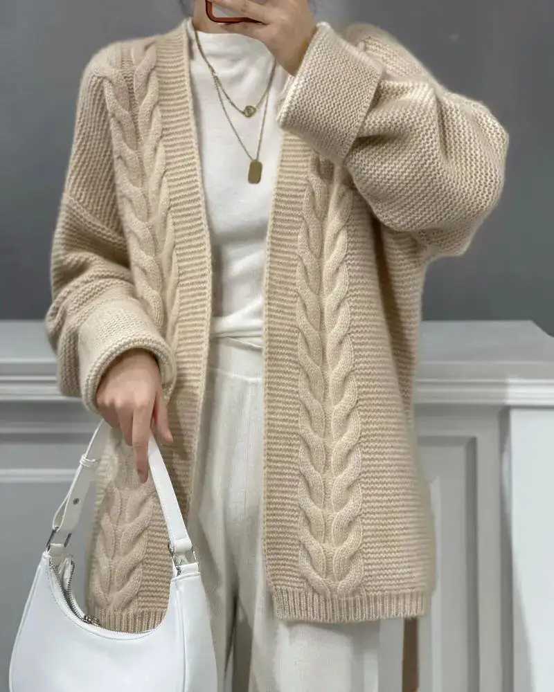 Cashmere Relaxed-Fit Cardigan