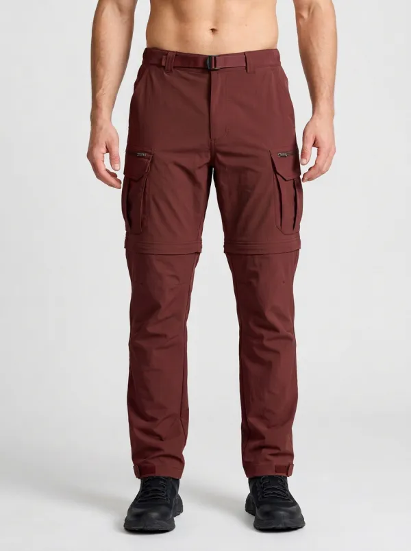 Men's Adventure Performance Waterproof Zip-Off Tactical Cargo Pants