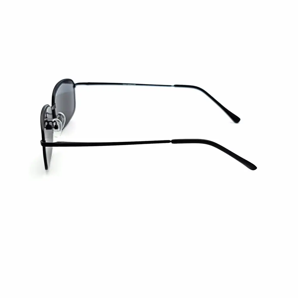 Oval Full-Lens Smoke-Lens Reading Sunglasses