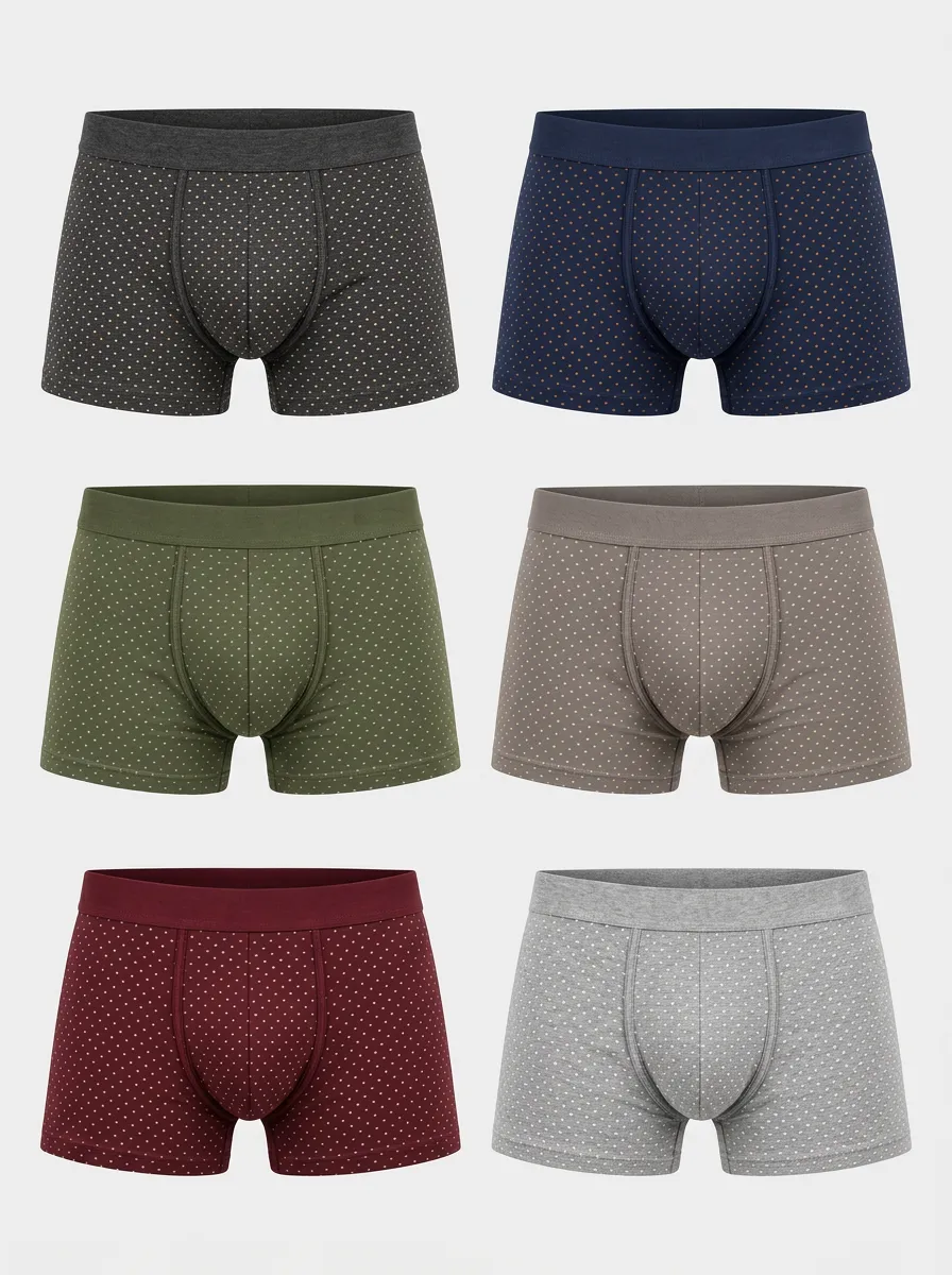 Men's Polka Dot Boxer Briefs Multi-Pack