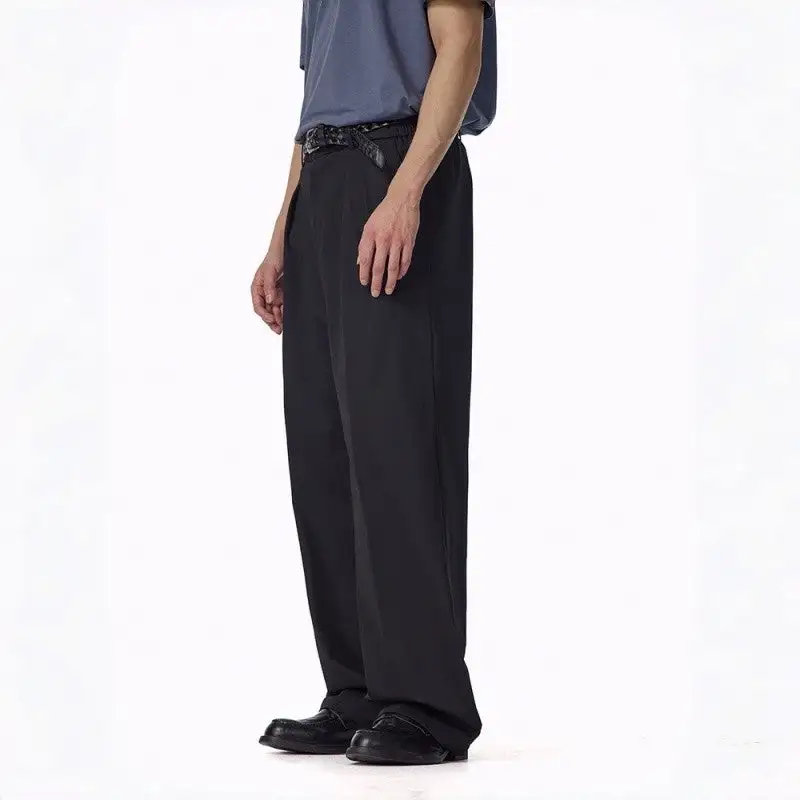 Refined Anti-Wrinkle Pleated Trousers