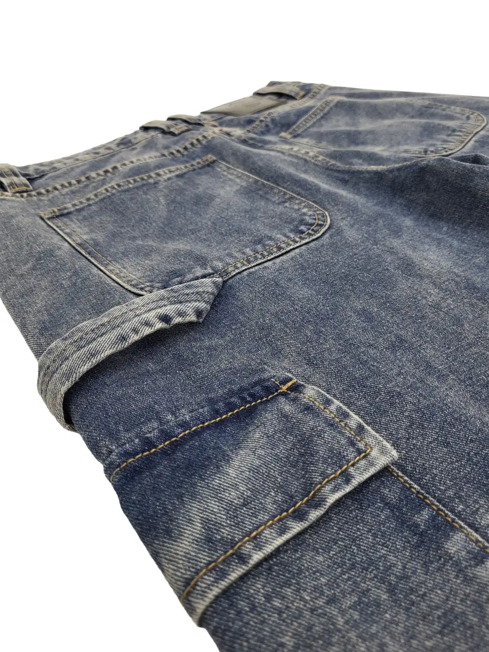 Men's Baggy Fit Cargo Carpenter Denim Jeans