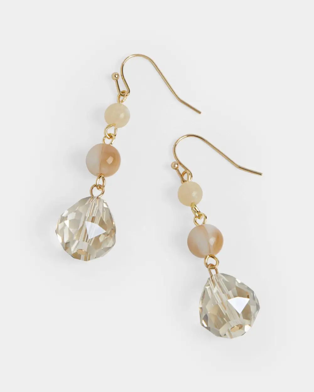 Floral Statement Beaded Fashion Earrings