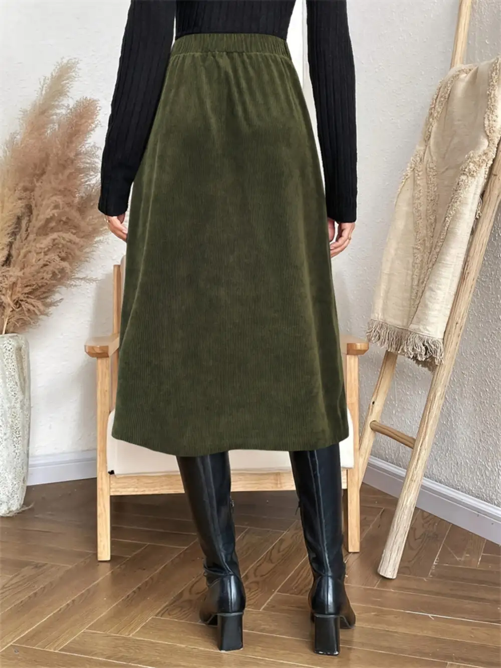 Pocket Pocketed Skirt