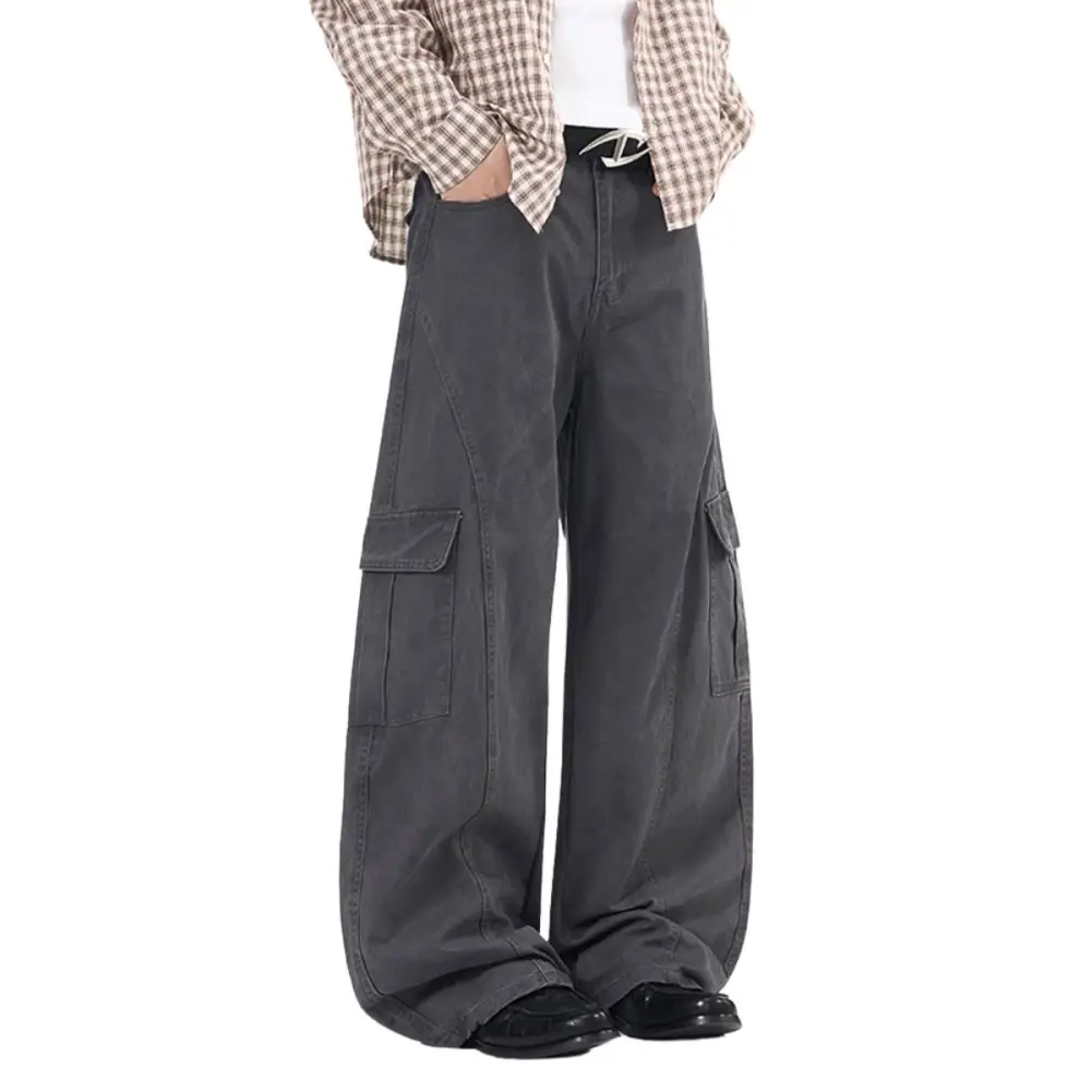 Relaxed Fit Multi Pocket Men's Casual Pants