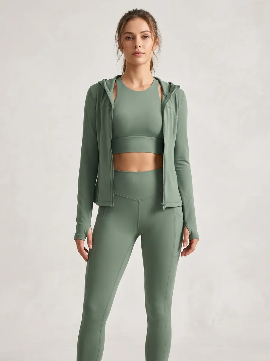 Urban Utility Look Women's Three Piece Activewear Set