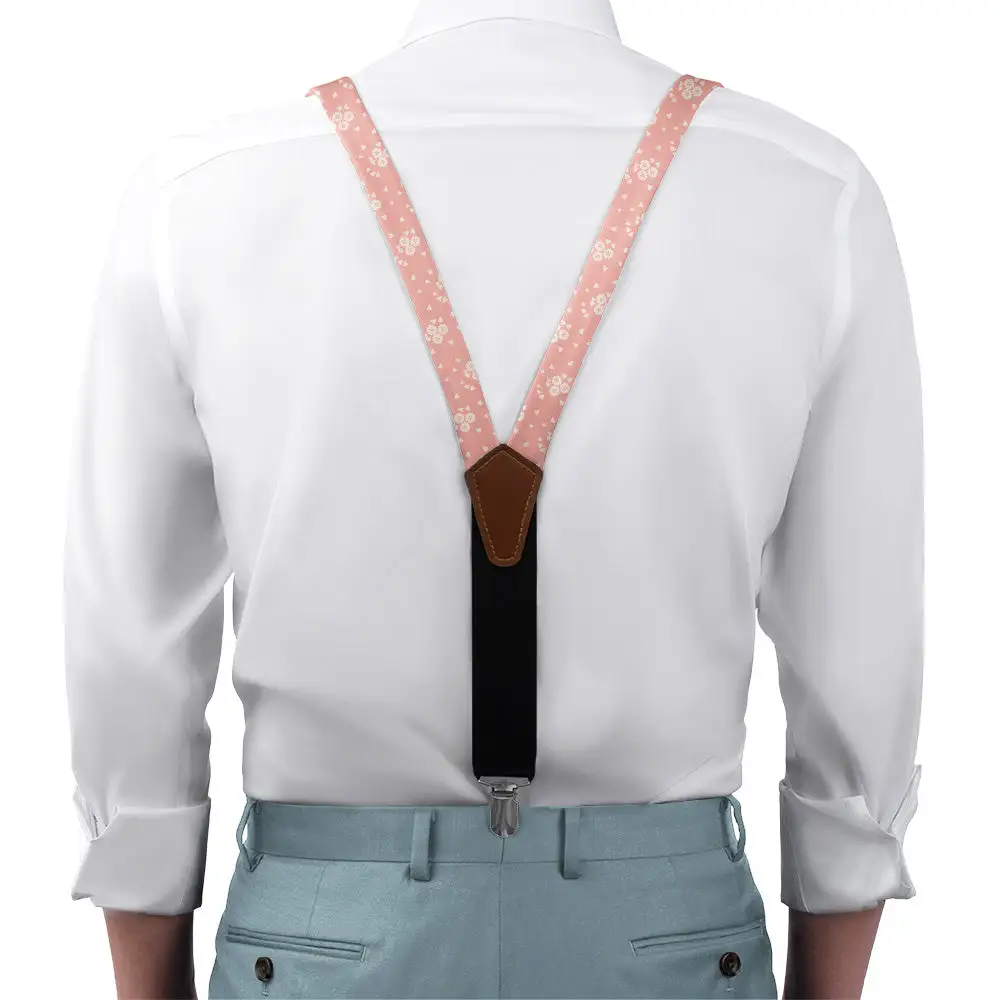 Cherry Blossom Theme Suspenders