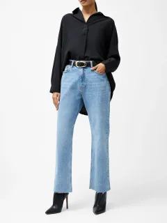 Casual Vintage Cotton Straight Trousers