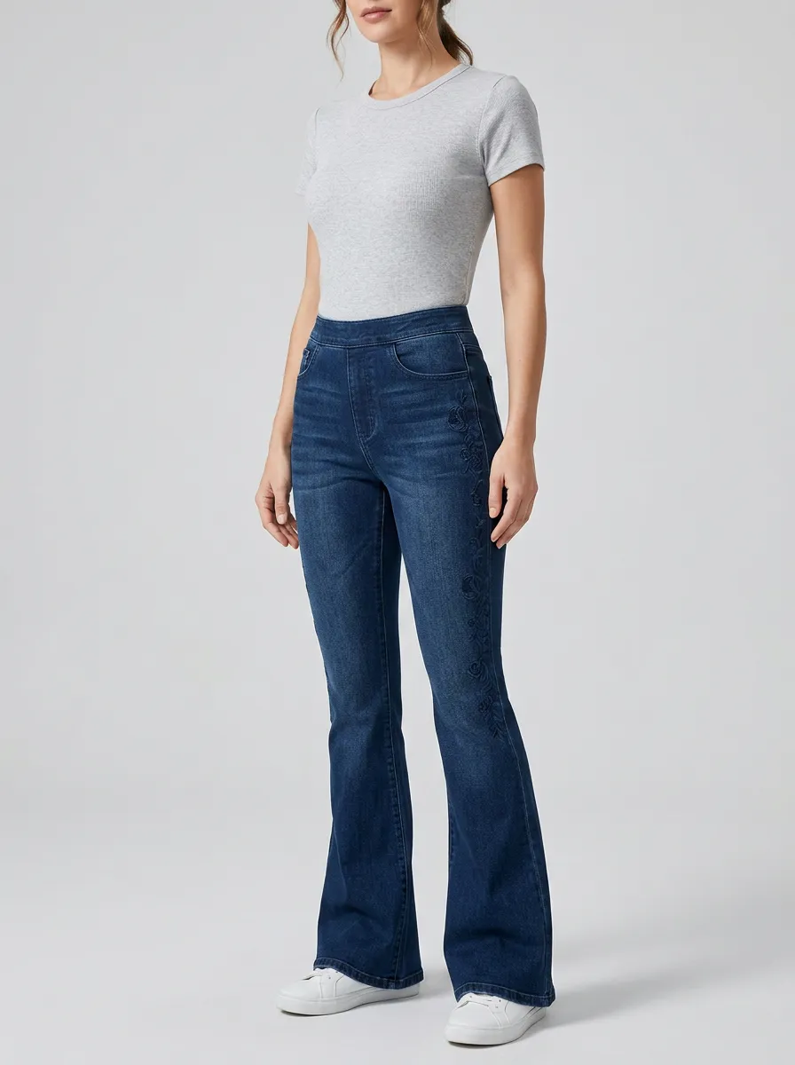 Women's High Waist Casual Denim Jeans