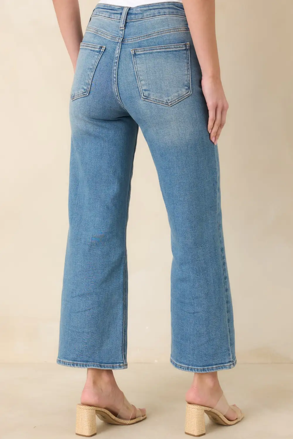 Light Wash Wide Leg Jeans