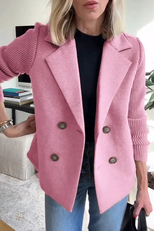Knit Longline Blazer