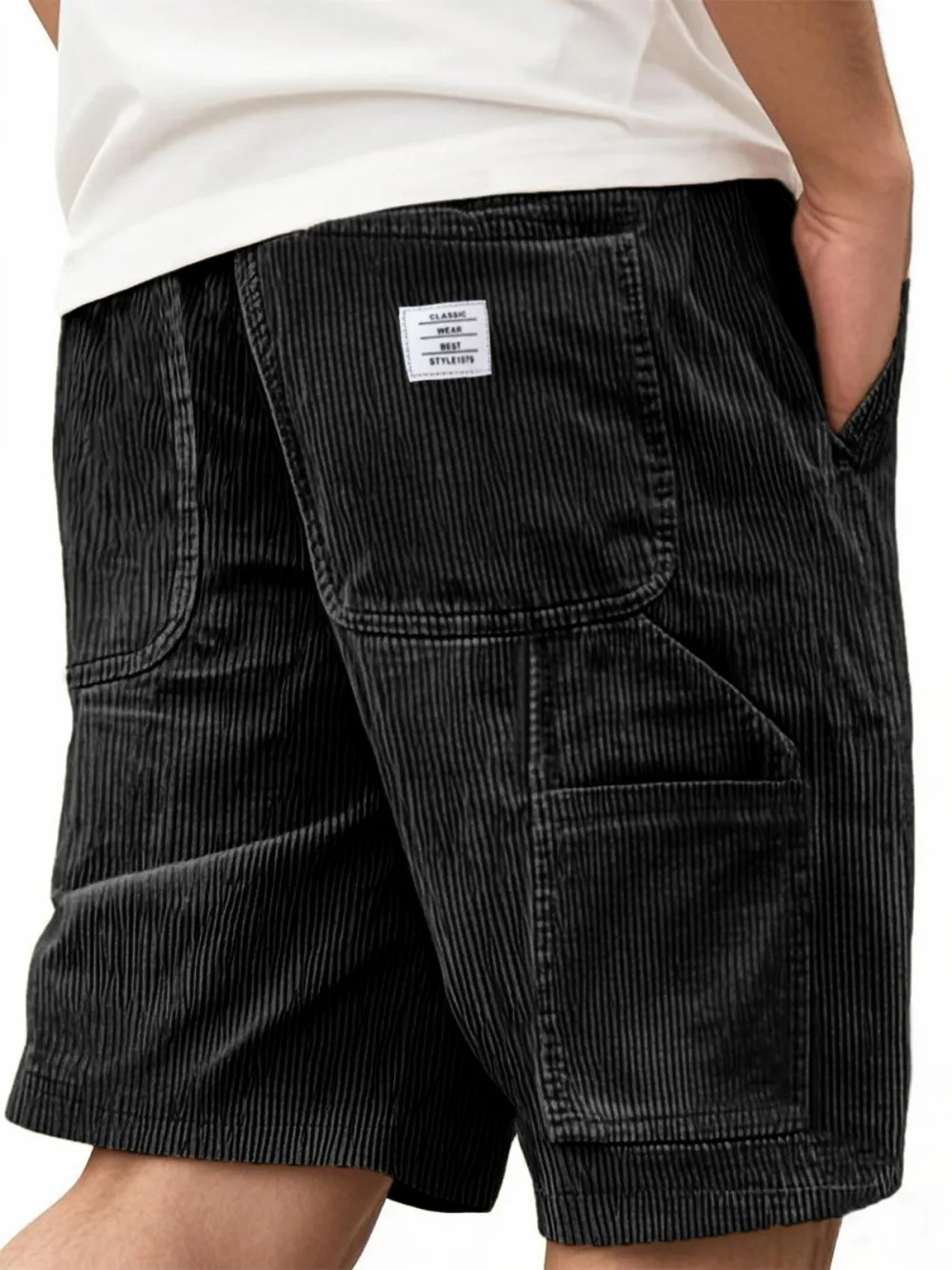 Corduroy Utility Pocket Shorts