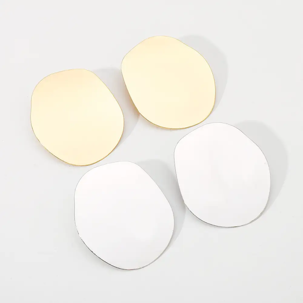 Artful Retro Circle Earrings