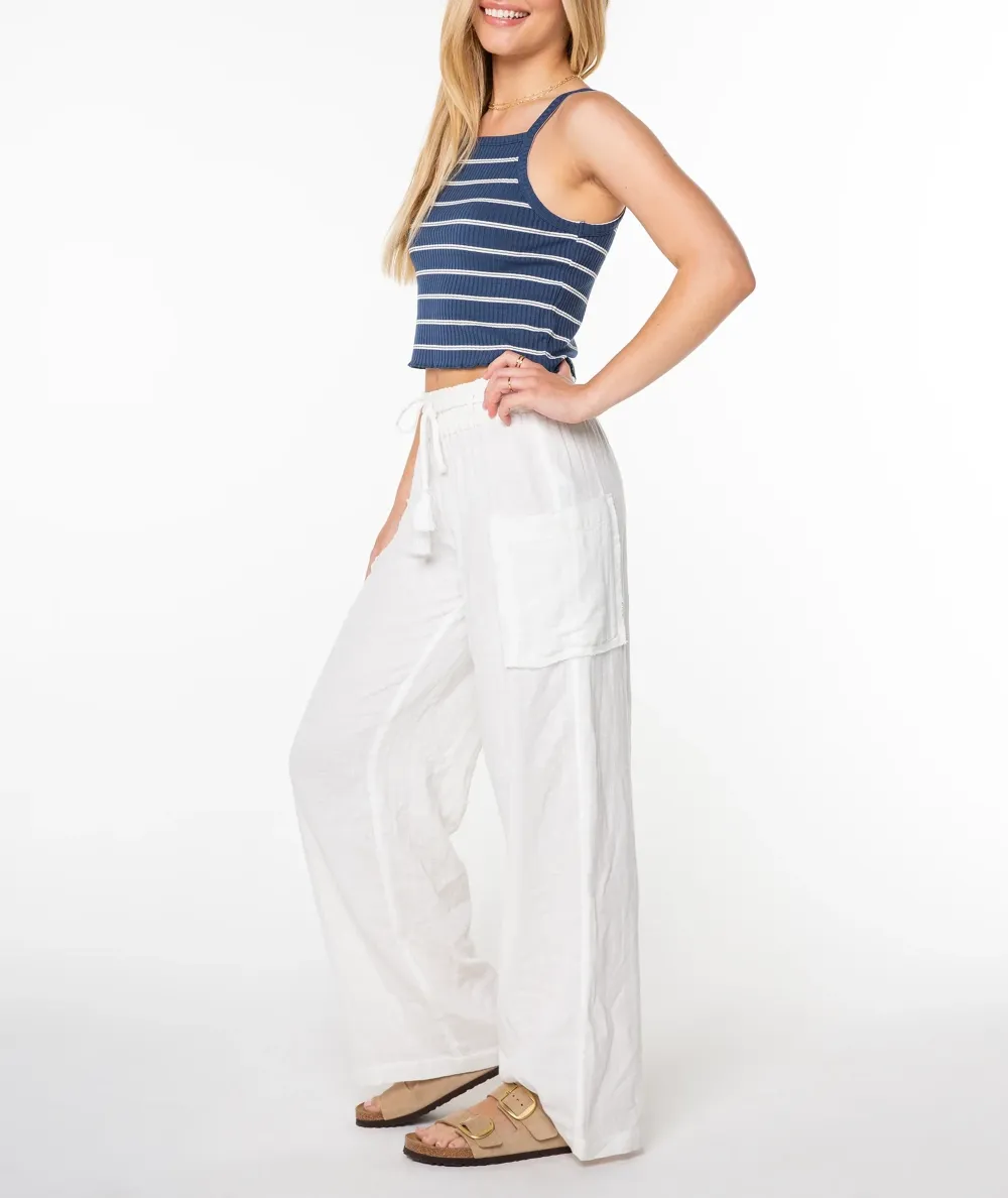 Orange Long Women's Casual Pants