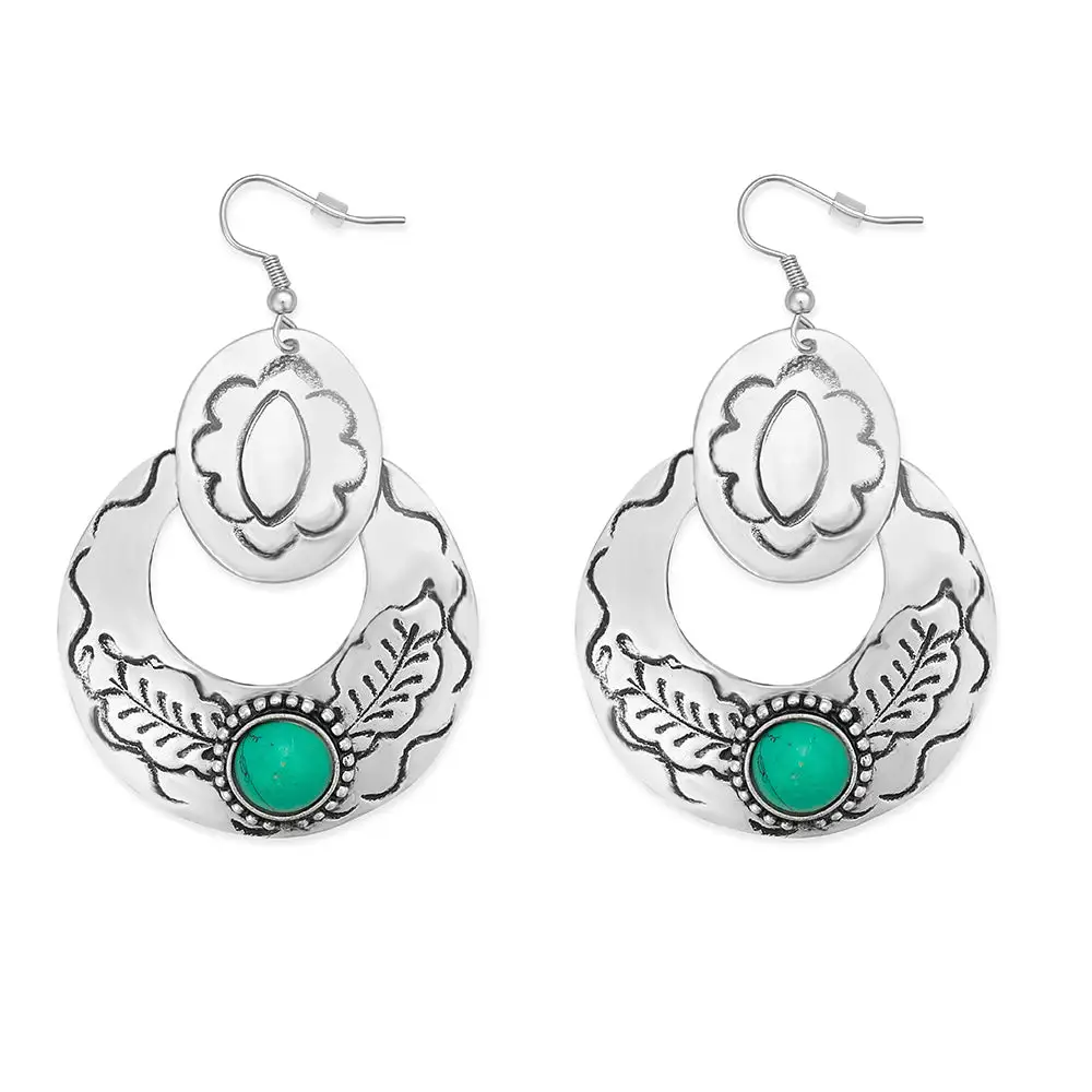 Bold Textured Artful Statement Earrings