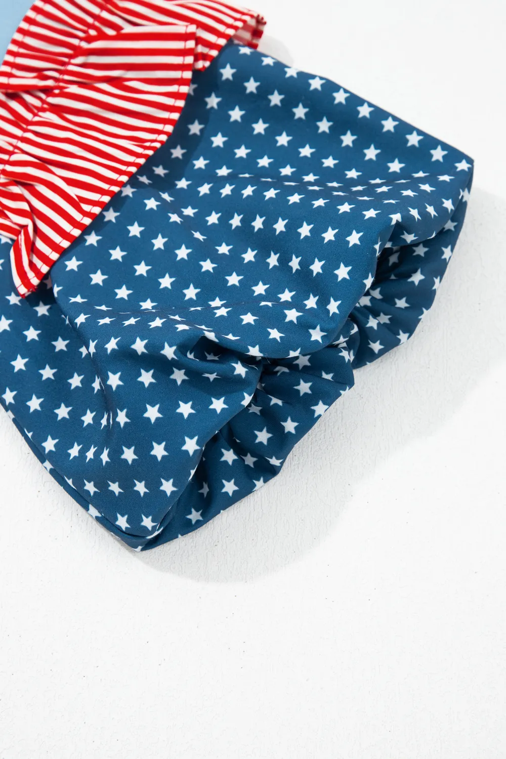 Beau Blue Stars Stripes Short Sleeve Top