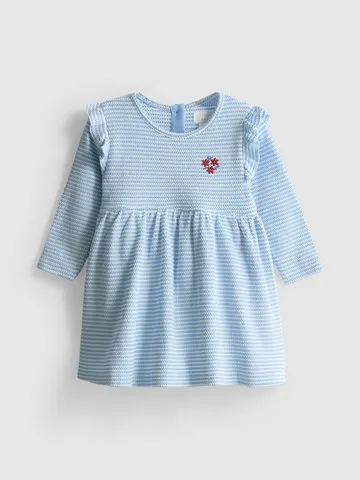 0-18mths | Ruffle Newborn Smock Dress