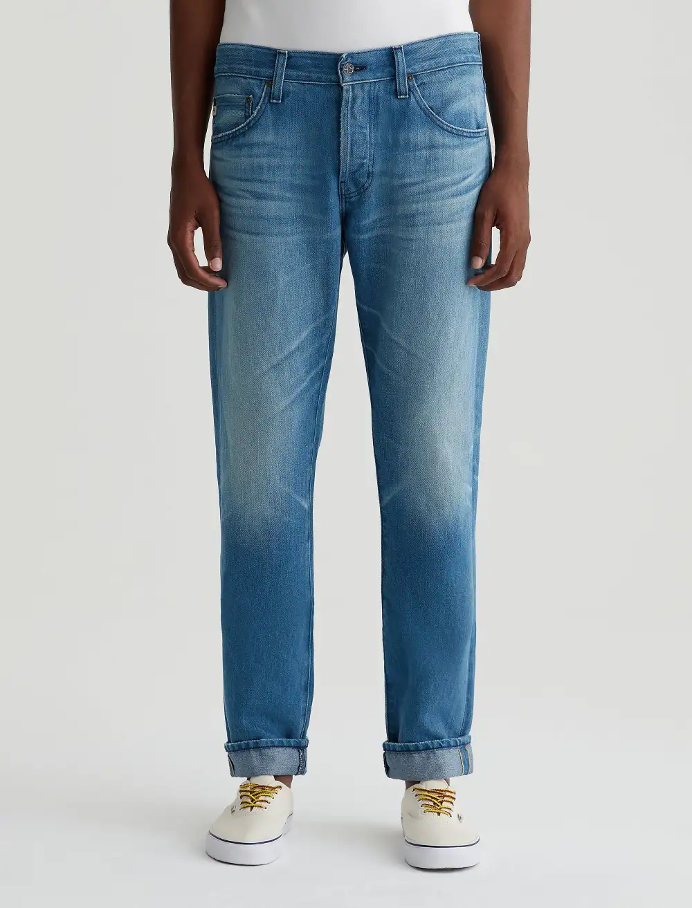 Men's Modern Slim Linen Blend Jeans