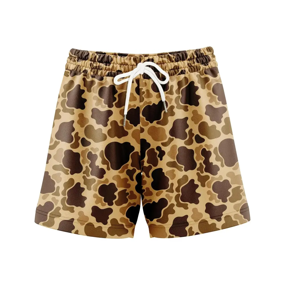 Men's Camo Camo Shorts With 5 Inch Inseam