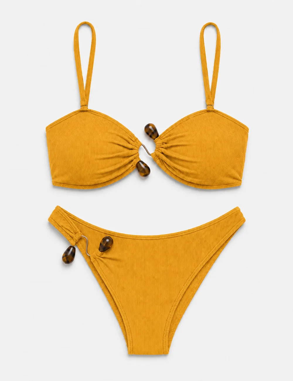 Z Clip with Natural Stone Inspired Bikini Set