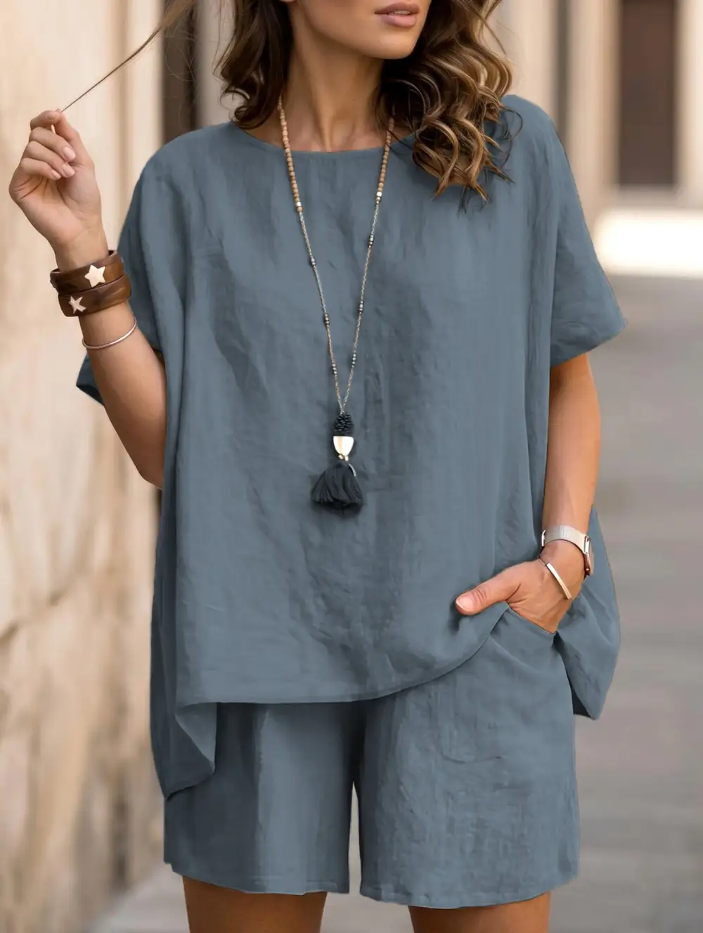 Short Sleeve Top Set