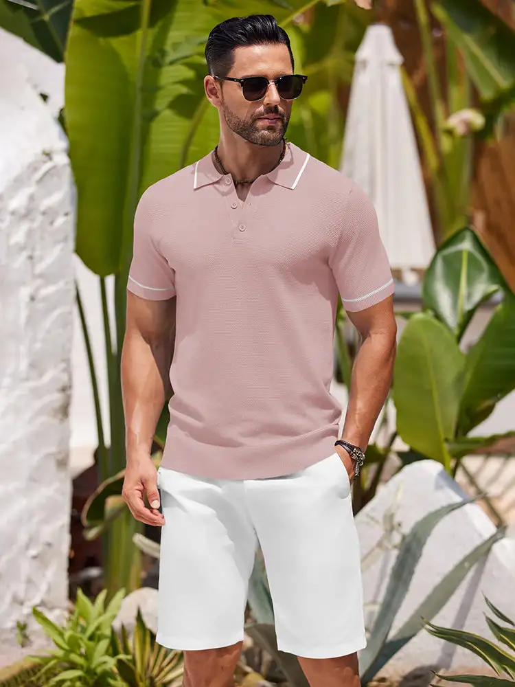 Leisure Knit Golf Polo Shirts