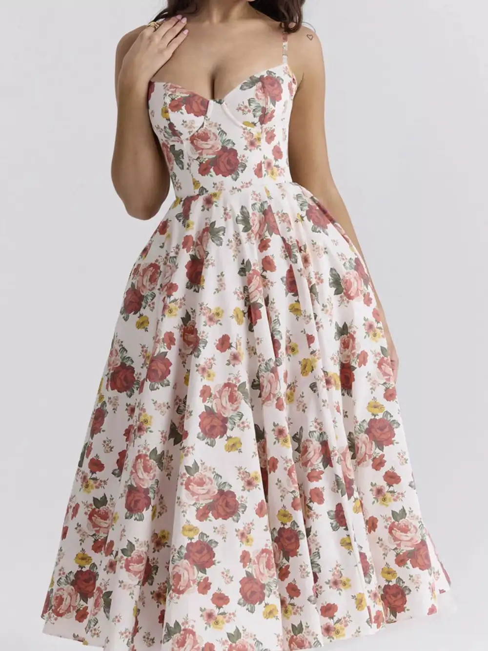 Sweetheart Midi Dress