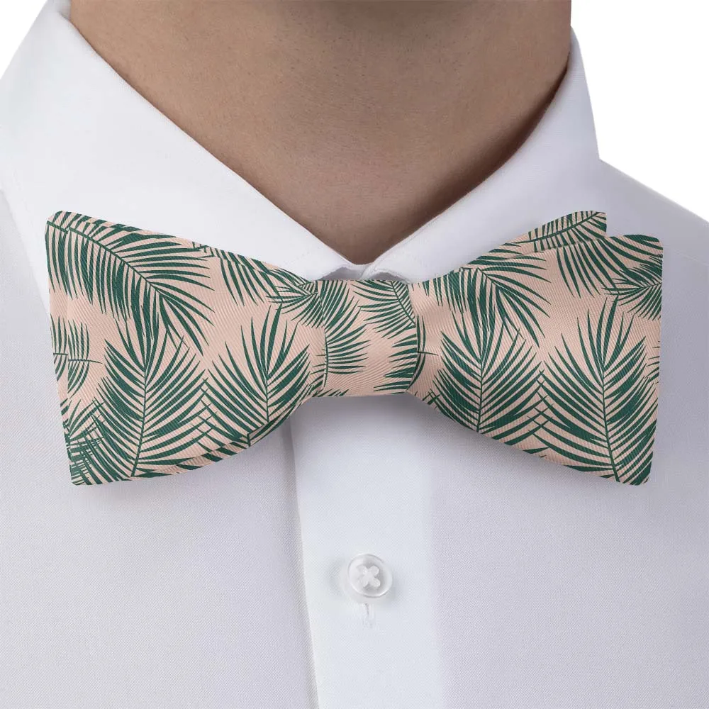 Palm Leaves Pattern Bow Tie