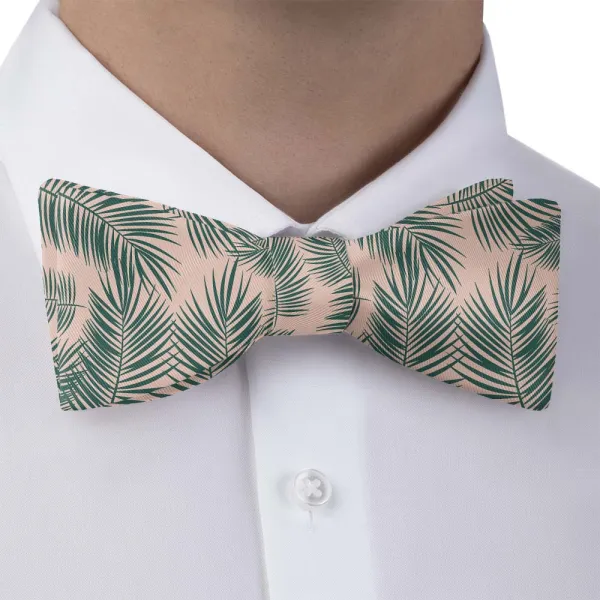 Palm Leaves Pattern Bow Tie
