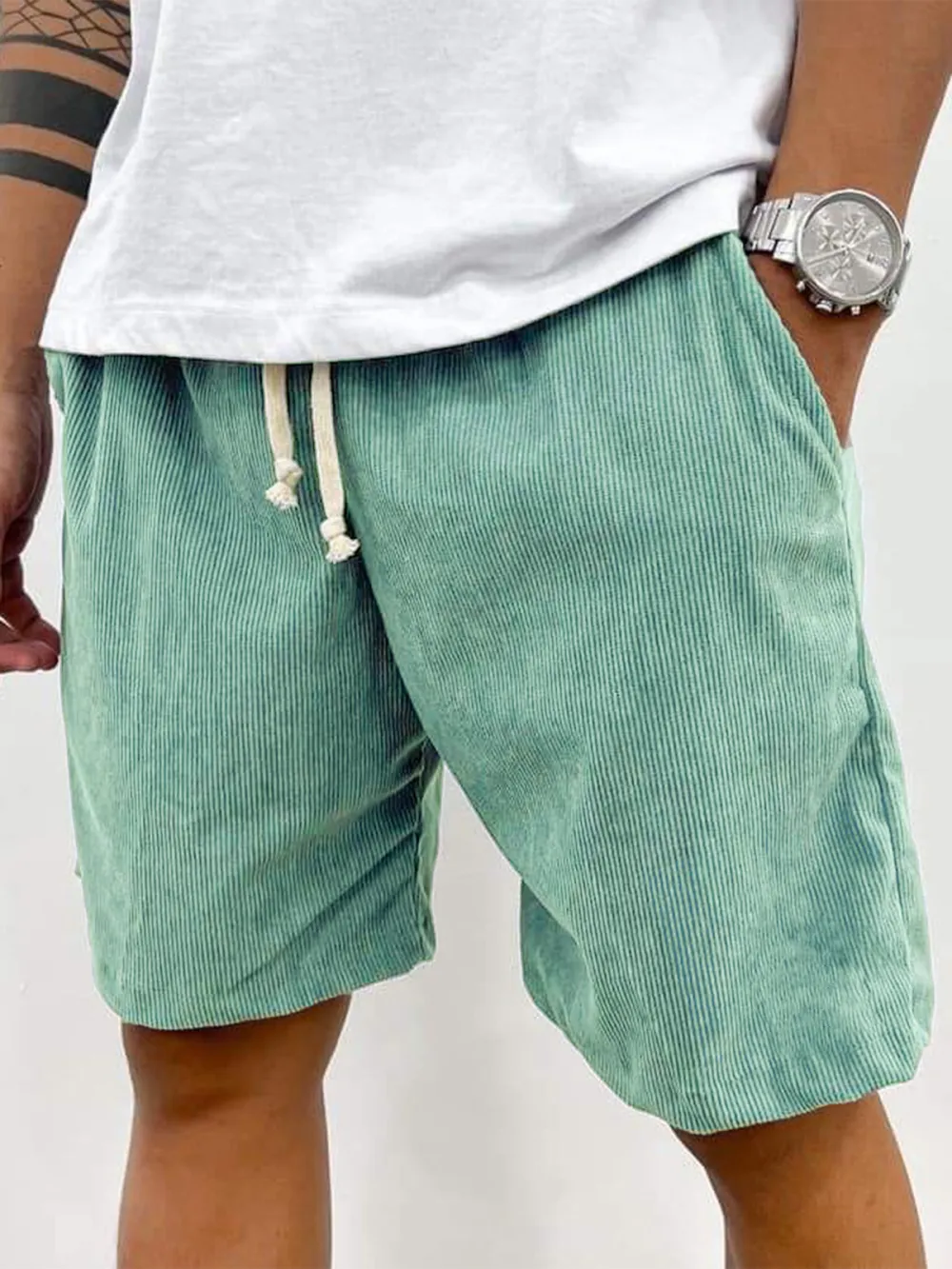 Corduroy Pull On Shorts