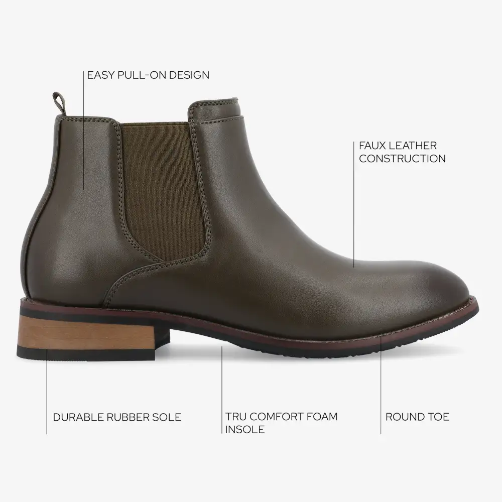 Wide Width Chelsea Dress Work Boots