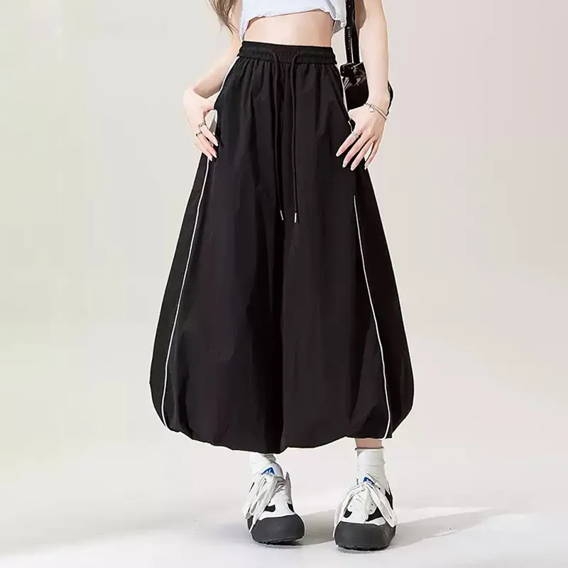 High Waist A-Line Bubble A-Line Skirt