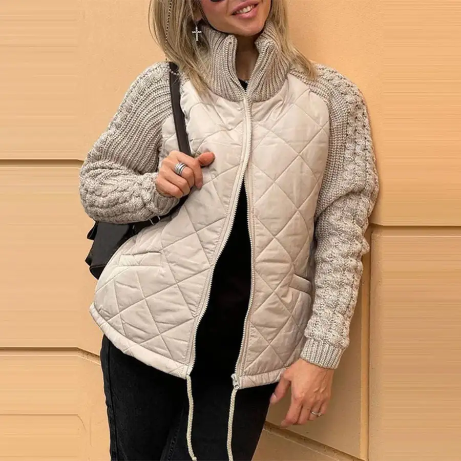 Hooded Cotton-Blend Casual Outerwear Jacket