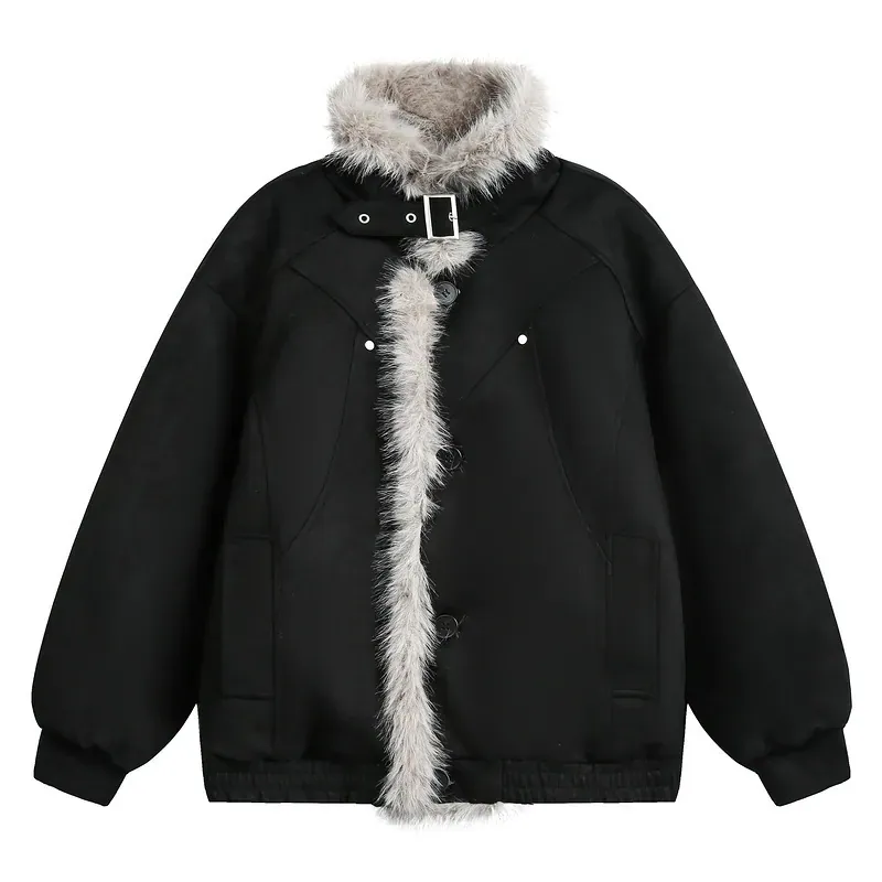 Mallard Plush High-Neck Jacket