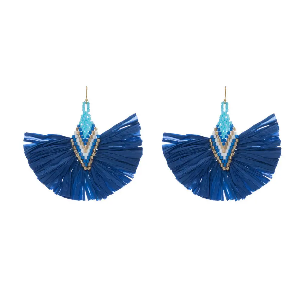 Decorative Crisp Artful Beaded Earrings