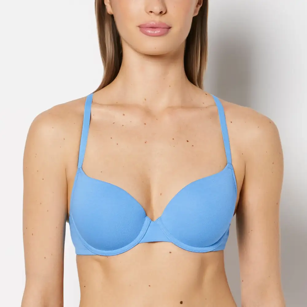 Lightly Lined Demi Cotton Bra