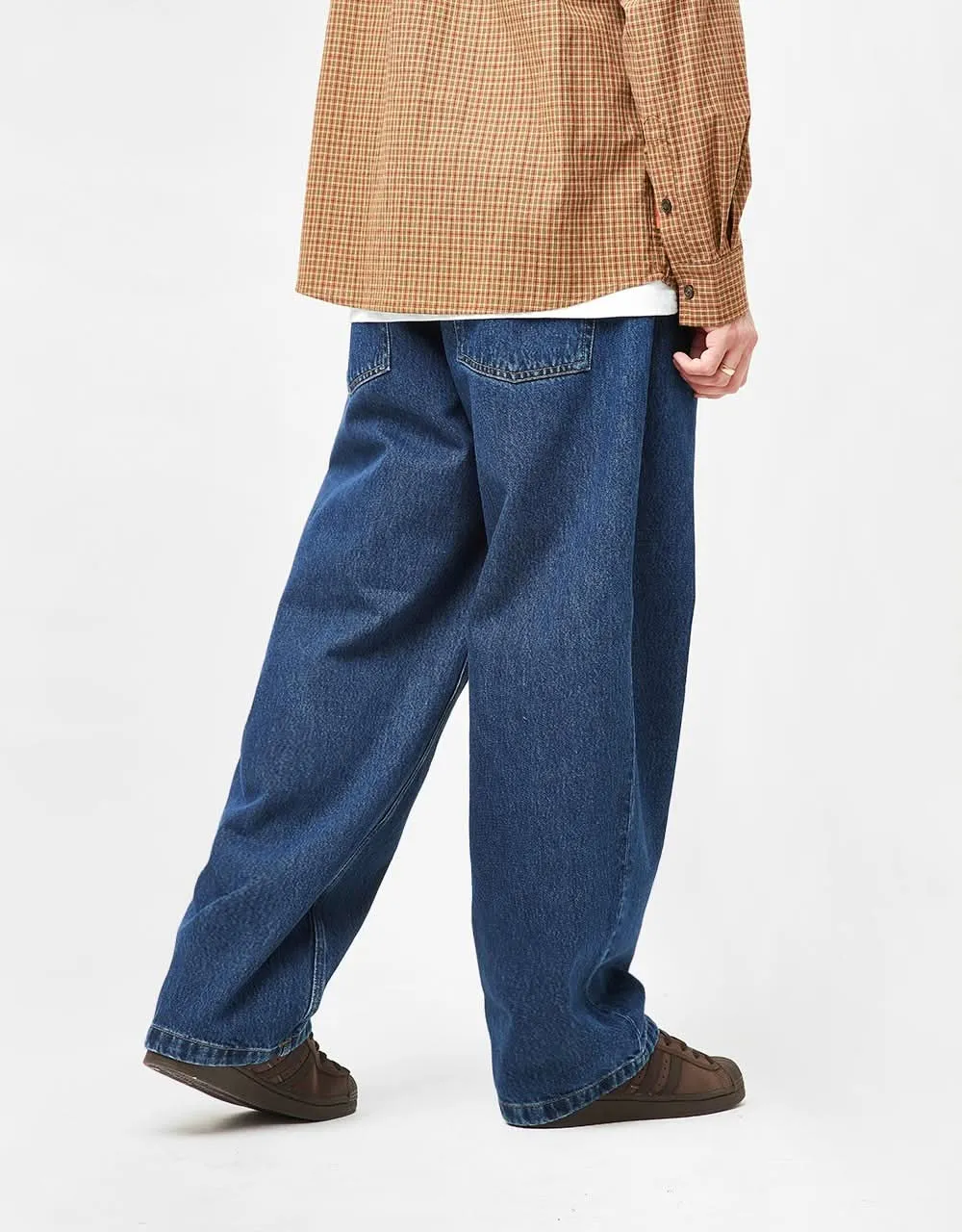 Easygoing Stone Washed Baggy Denim Jeans