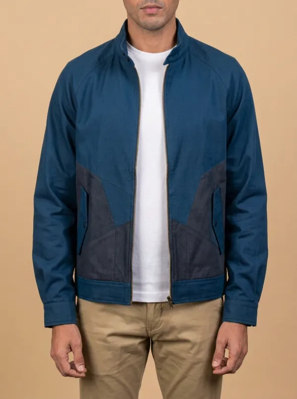 Colorblock Bomber Jacket