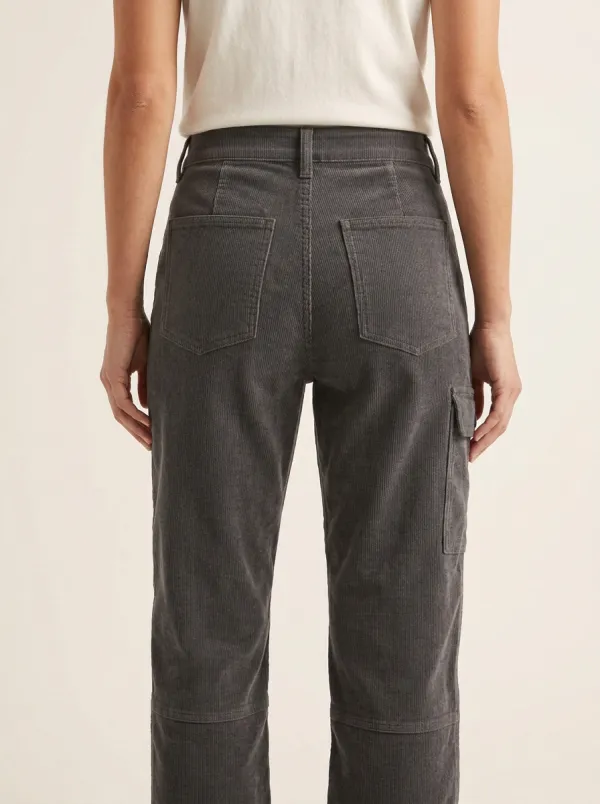 Women's Streetwear-Inspired Cargo Corduroy Pants