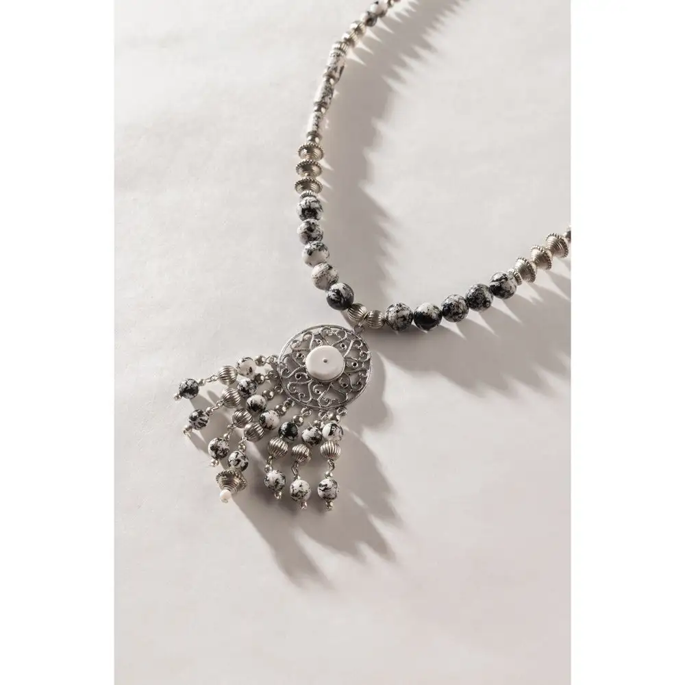 Concho Accent Bohemian Necklace