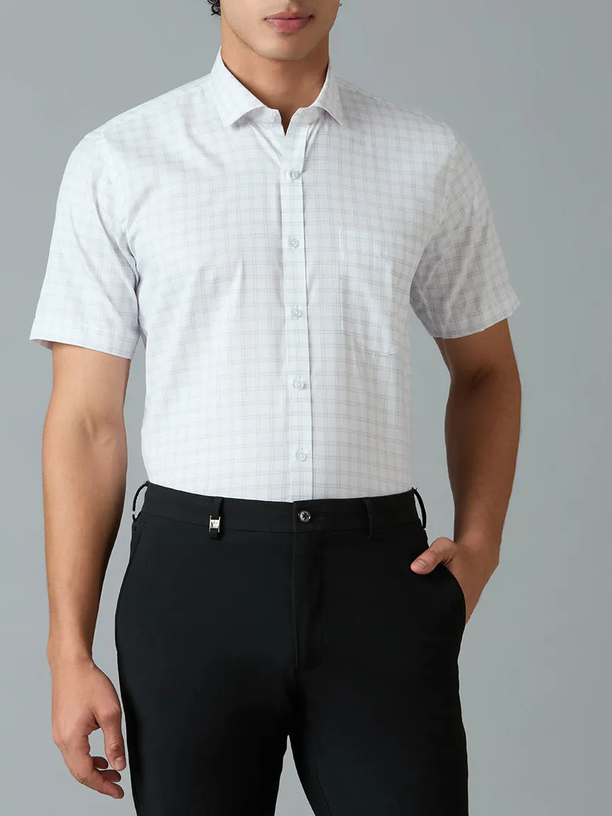 Weekend Checked Half Sleeve Classic Men's Formal Shirt