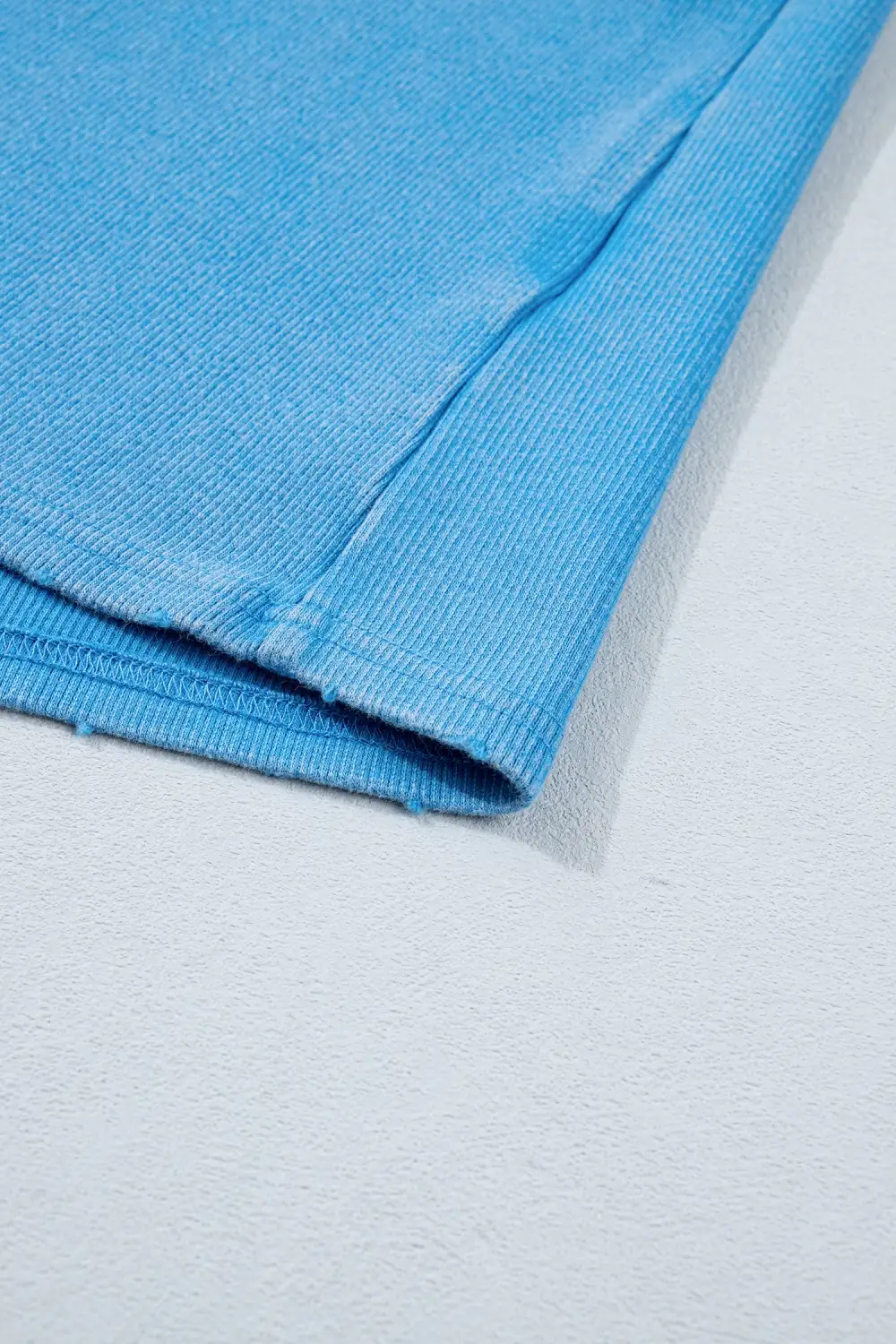 Refined Ribbed Mineral-Wash  Tank Top